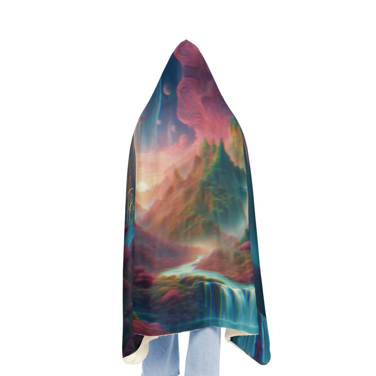 Waterfall Zen Hooded Blanket