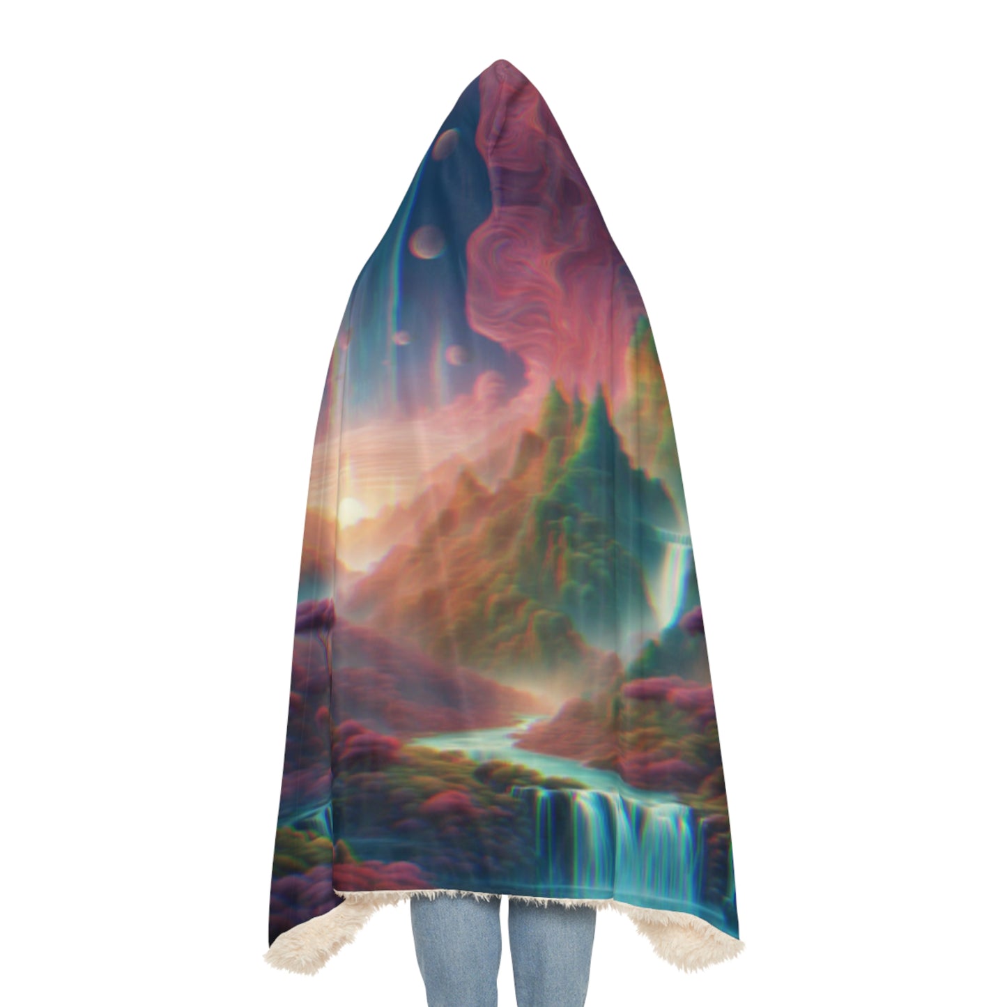 Waterfall Zen Hooded Blanket