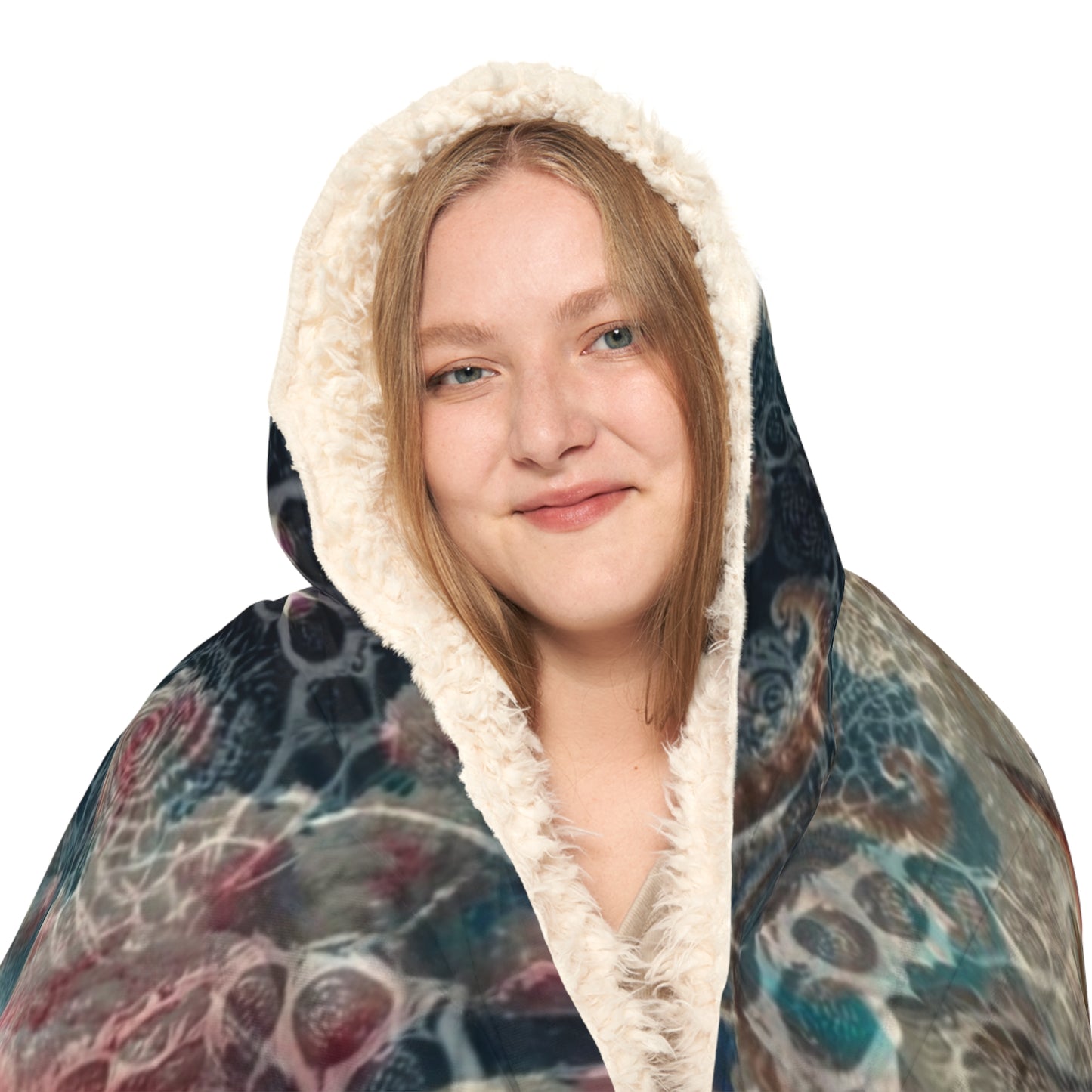 Candy Dreamscape Ninja Chessboard Hooded Blanket