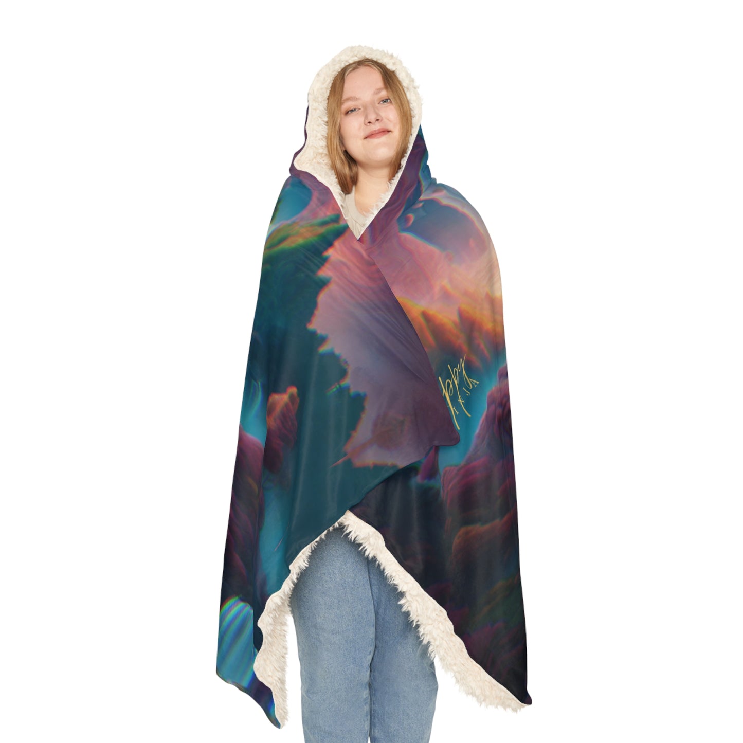 Waterfall Zen Hooded Blanket