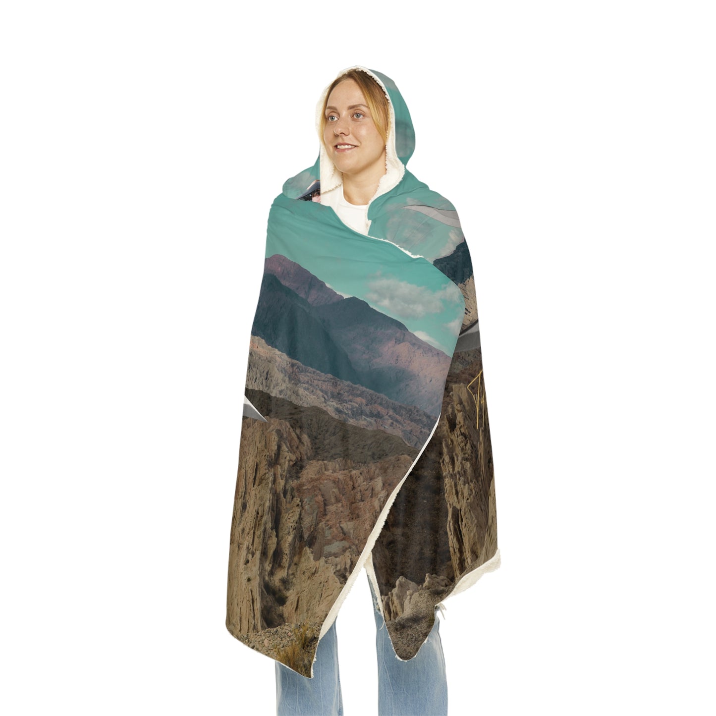 Trippy Ninja Shuriken Rider Snuggle Blanket