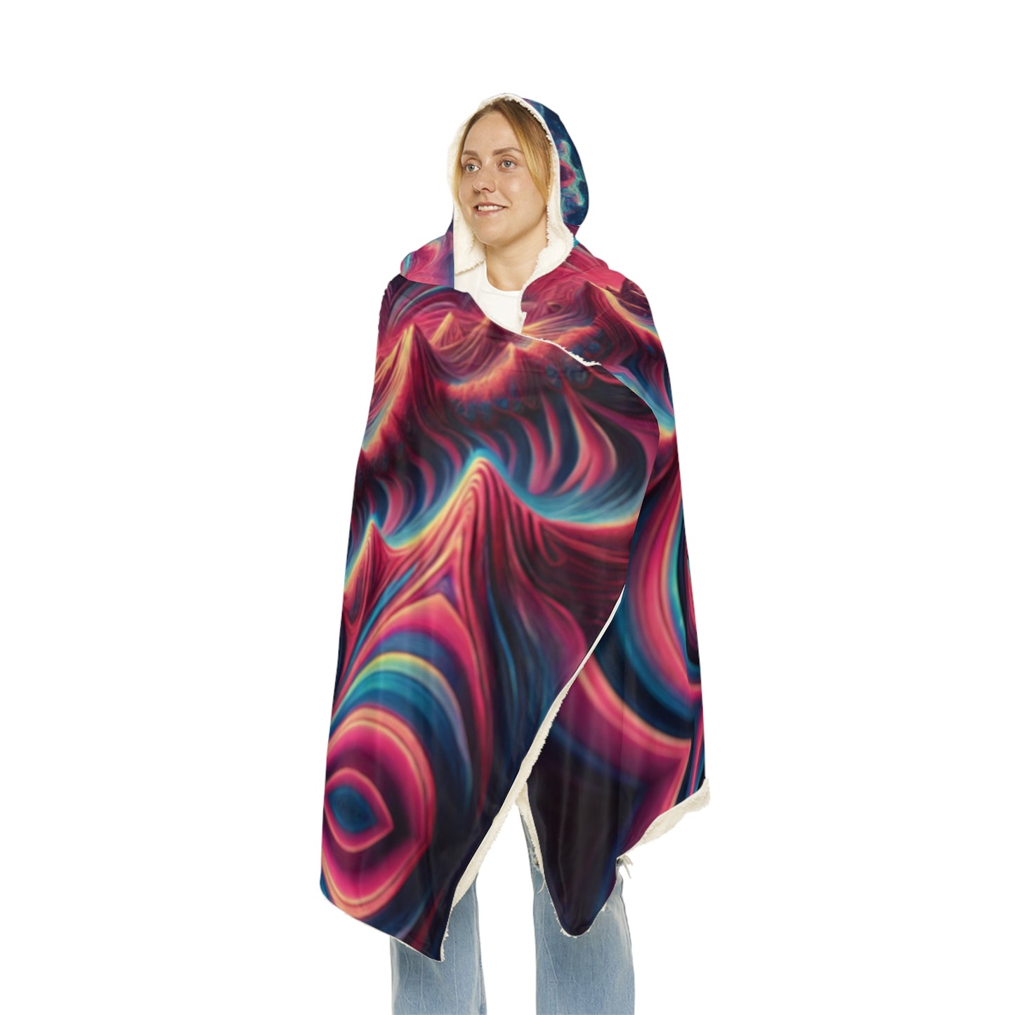 Lunar Dream Hooded Blanket