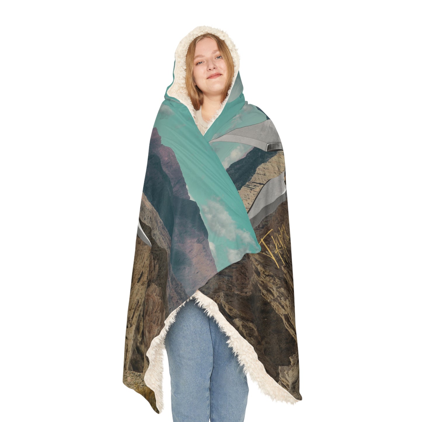 Trippy Ninja Shuriken Rider Snuggle Blanket