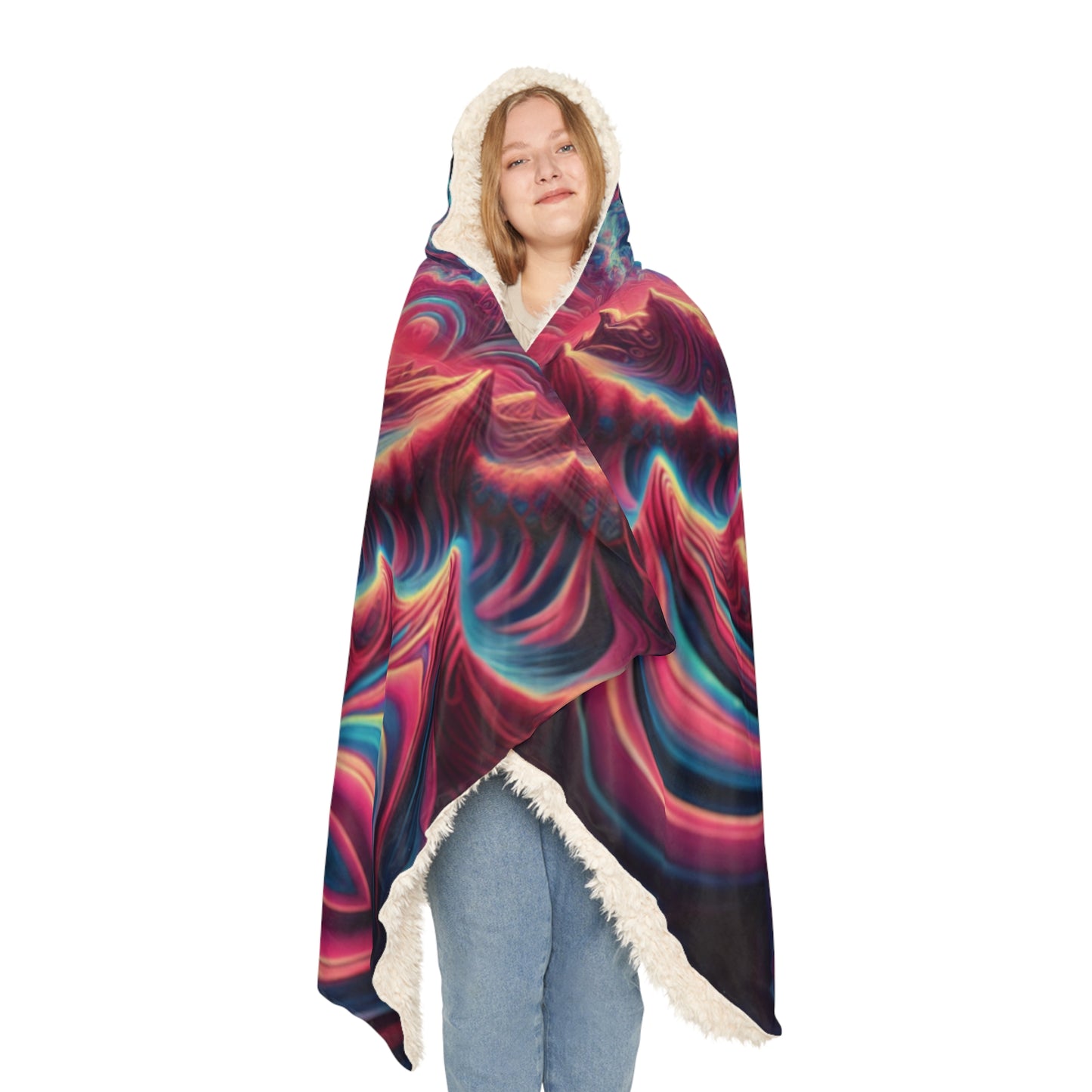 Lunar Dream Hooded Blanket