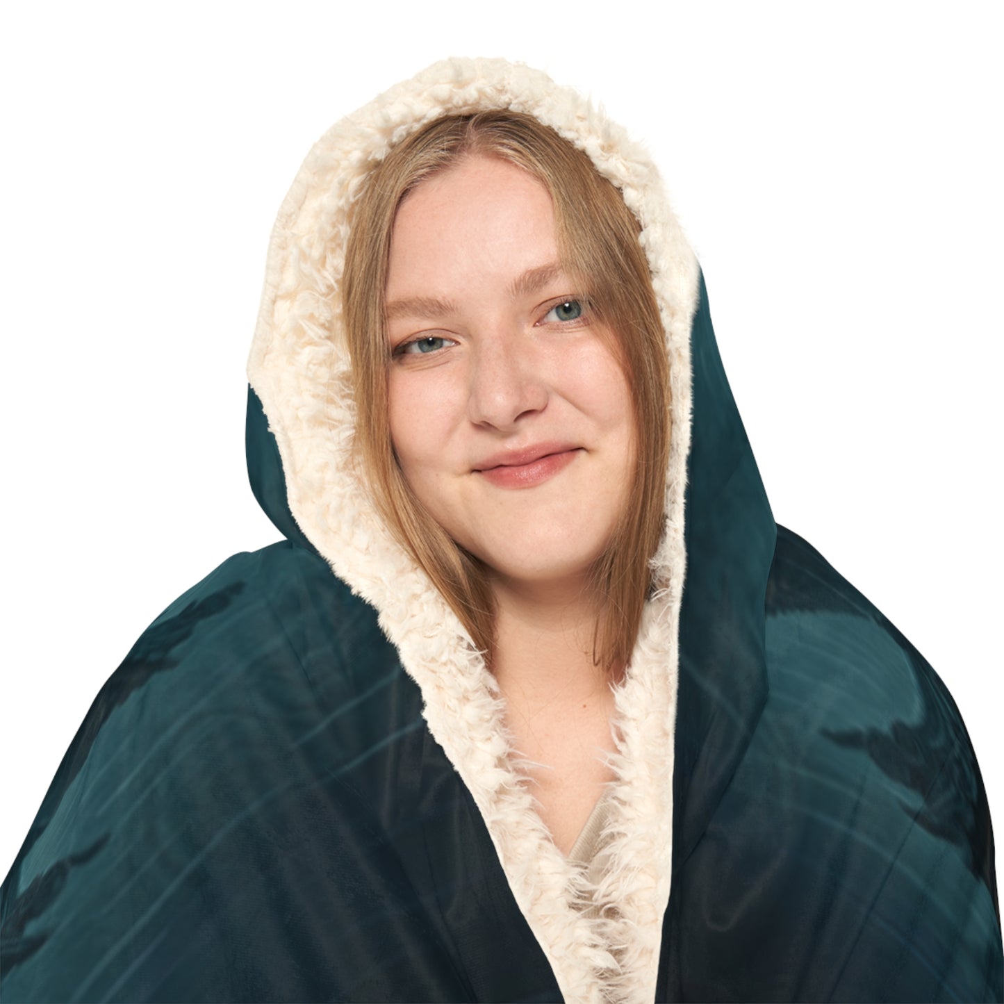 Samurai Shrine Hooded Blanket