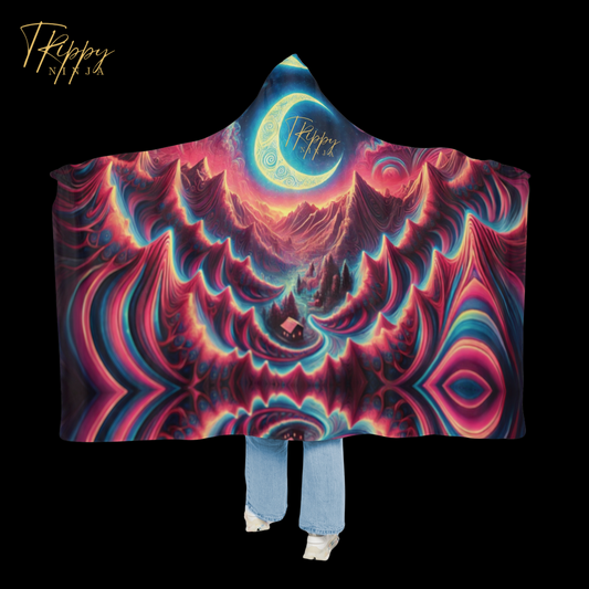Lunar Dream Hooded Blanket